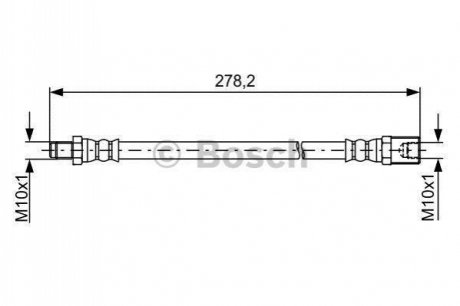 1 987 481 846 Bosch Шланг гальмівний