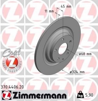 370.4406.20 Otto Zimmermann GmbH Диск гальмівний