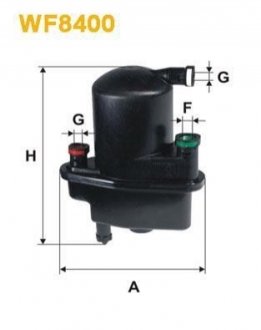 WF8400 WIXFILTRON Фільтр паливний