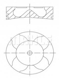 081 PI 00103 001 MAHLE Поршень