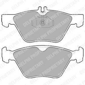 LP1589 DELPHI Комплект гальмівних колодок з 4 шт. дисків
