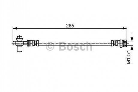 1987481518 Bosch Шланг гальмівний гидравлический