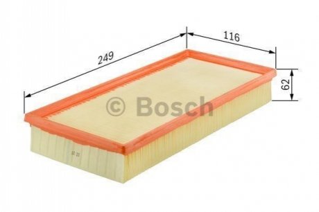 F026400006 Bosch Фільтр повітряний