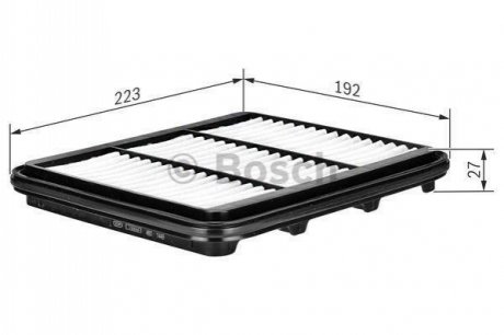 F026400167 Bosch Фільтр повітряний