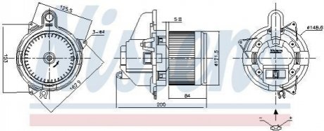 87501 Nissens Вентилятор