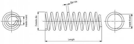 SE3391 MONROE Пружина