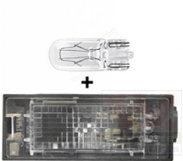 4387920 Van Wezel Фонарь подсветки номерного знака MEGANE 03+ (Van Wezel)