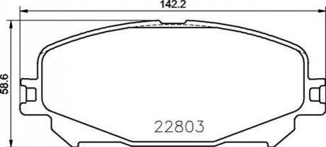 P68 071 Brembo Гальмівні колодки дискові