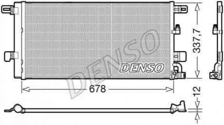 DCN02001 Denso Конденсер кондиціонера