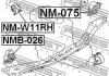 NM-075 FEBEST Опора двигуна / КПП (фото 2)