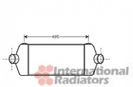 18004406 Van Wezel Интеркулер FORD TRANSIT 7/06 > 14 (вир-во Van Wezel)