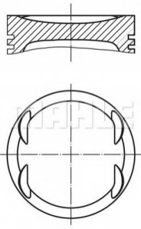 030 99 02 MAHLE Поршень