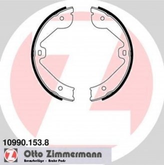 10990.153.8 Otto Zimmermann GmbH Колодки гальмівні барабанні к-кт