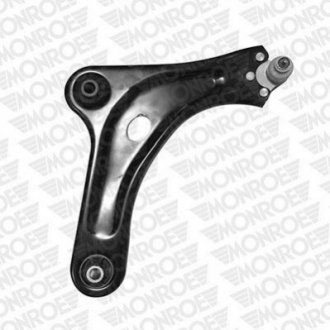 L28565 MONROE Рычаг подвески правый Citroen C3 III 1.2, 1.6 (16-)/Peugeot 208 (12-19)