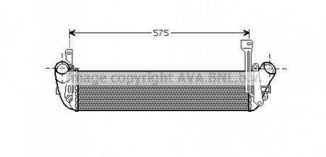 RT4346 AVA Cooling Systems Інтеркулер (RT4346) AVA