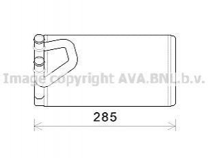 DN6373 AVA Cooling Systems Теплообмінник, Система опалення салону