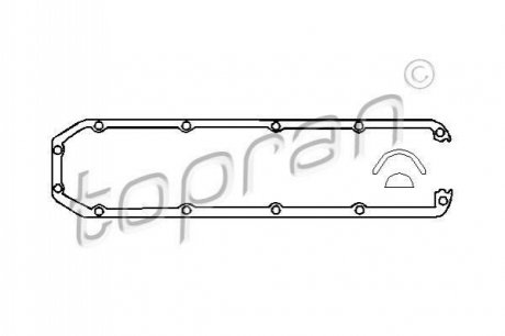 100658 Topran  Комплект прокладок, кришка головки циліндра