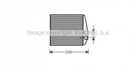 OLA6355 AVA Cooling Systems Теплообмінник, Система опалення салону