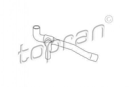 109009 Topran  Шланг радіатора (система охолодження)