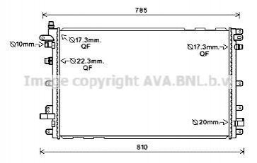 OL2653 AVA Cooling Systems Радиатор, Система охолодження двигуна