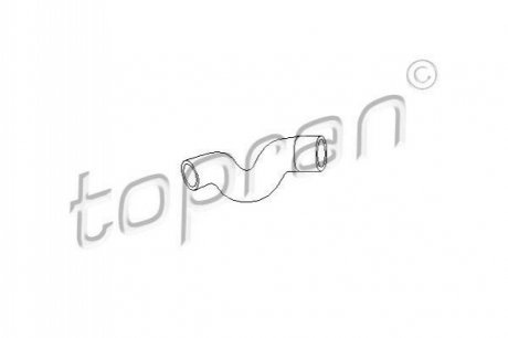 205713 Topran  Шланг радіатора (система охолодження)