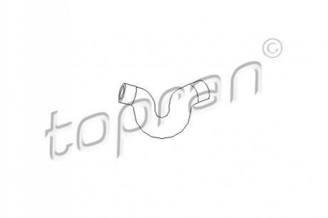 205711 Topran  Шланг радіатора (система охолодження)