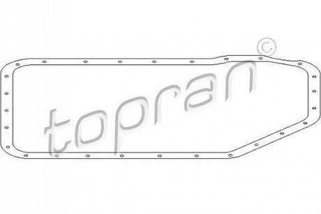 108757 Topran  Прокладка (оливний піддон АКПП)