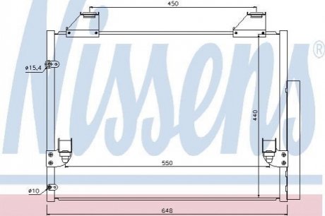 940083 Nissens Радиатор кондиціонера First Fit