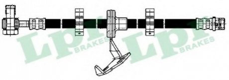 6T48213 LPR Шланг гальмівний гидравлический