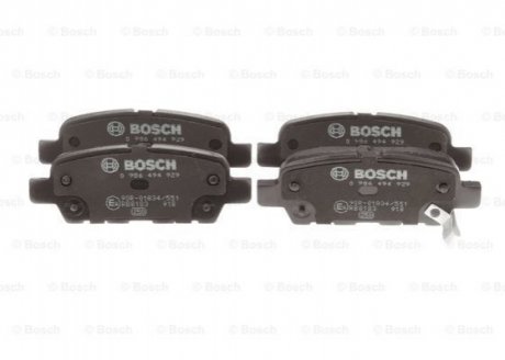 0986494929 Bosch Гальмівні колодки дискові