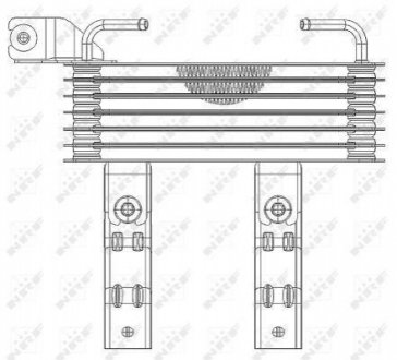 31165 NRF Радіатор масляний