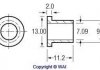 62-82200 WAI Втулка металева (фото 2)