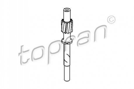 107398 Topran  Шестерня приводу спідометра