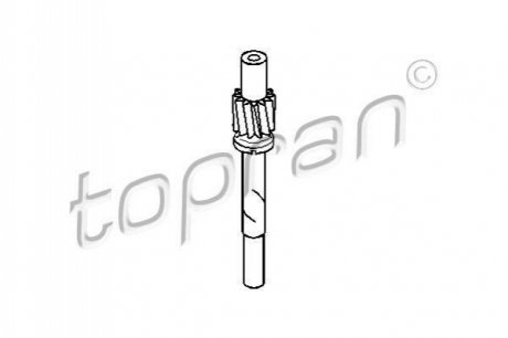 107400 Topran  Шестерня привода спідометра