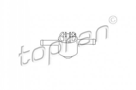 102730 Topran  Клапан паливного фільтра