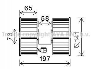 BW8483 AVA Cooling Systems Компресор салону