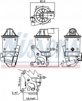 98152 Nissens Клапан рециркуляціі ВГ (EGR) First Fit