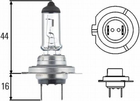 8GH007157241 Hella Лампа розжарювання, H7 24V 70W PX 26d