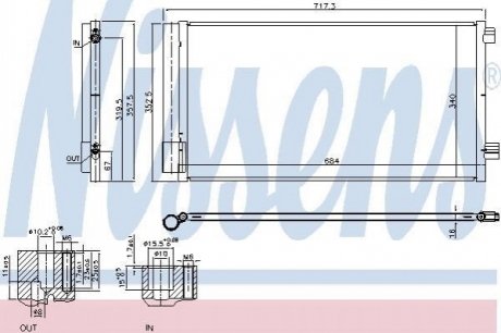 940678 Nissens Радиатор кондиціонера