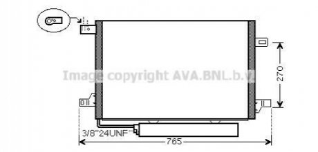 MSA5579D AVA Cooling Systems Радіатор кодиціонера