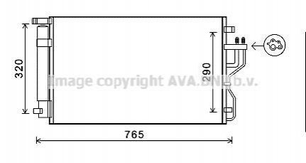 KA5153D AVA Cooling Systems Радіатор кодиціонера