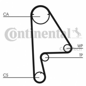 CT863K1 Continental Комплект ремня грм