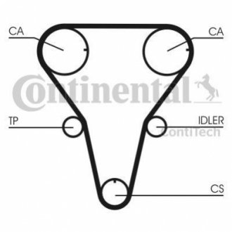 CT1047K1 Continental Комплект ремня грм