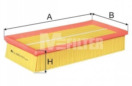 K727 MFILTER Фільтр повітряний