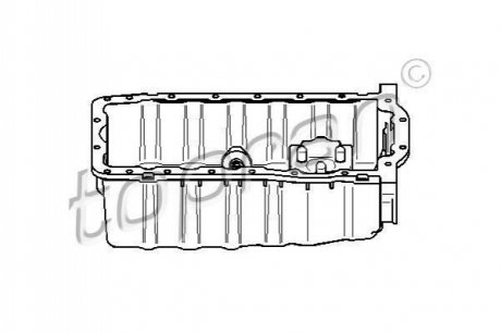 109615 Topran  Поддон оливний (без отвору для датчика)