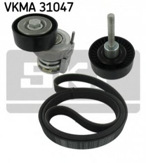 VKMA 31047 SKF Роликовий модуль натягувача ременя (ролик, ремінь)