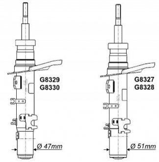 G8327 MONROE Амортизатор