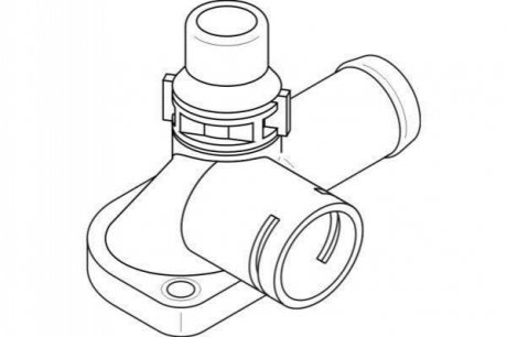 108195 Topran  Фланець патрубка охолоджувальної рідини