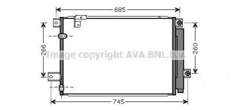 TOA5409D AVA Cooling Systems Радіатор кодиціонера