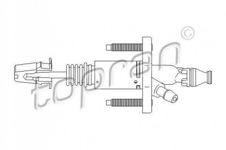 207632 Topran  Цилиндр сцепление